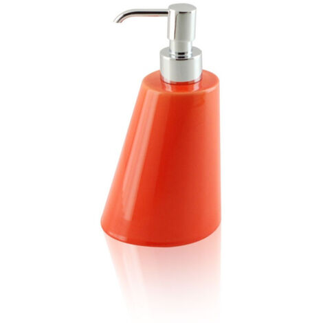Arancione Plastica Excelsa Linea Bagno Dispenser Sapone