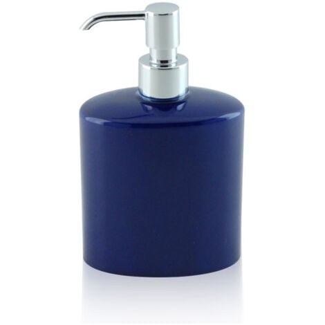 Dispenser per sapone liquido Azzurro polvere in plastica Soft Touch Serie  Jinko