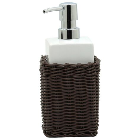 Dispenser in ceramica bianco - serie Fibra