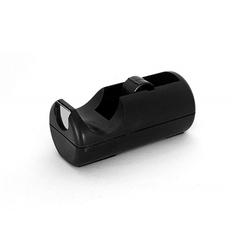 TrAdE Shop Traesio - Dispenser Lumaca Piccolo 11x5cm Porta Taglia Nastro Adesivo Scotch Da Tavolo Ufficio -