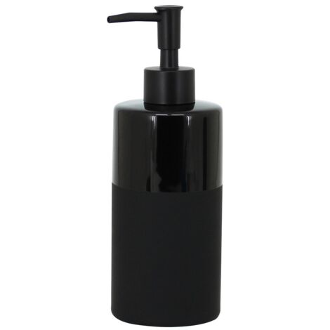 Dispenser nero in ceramica - serie Black