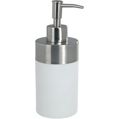 Dispenser portasapone liquido da bagno in plastica Grigio mod. Rubino