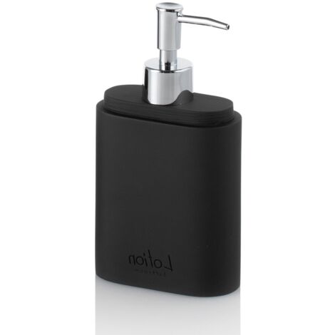 "Dispenser per sapone LONDON neroin resina e metallo"