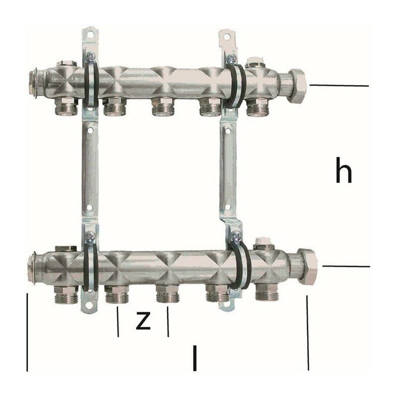Dispenser Radiatore 12 Fibbie 640X185X50Mm