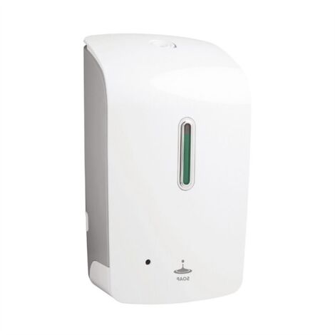 Dispenser sapone automatico bianco/grigio dose 1 ml a batteria - Deluxe  Tecom