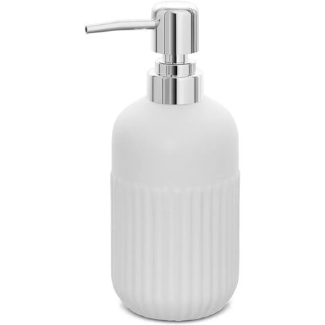 Dispenser sapone da appoggio bianco in ceramica Cup