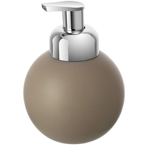 Dispenser sapone in ceramica tortora linea Oslo Feridras