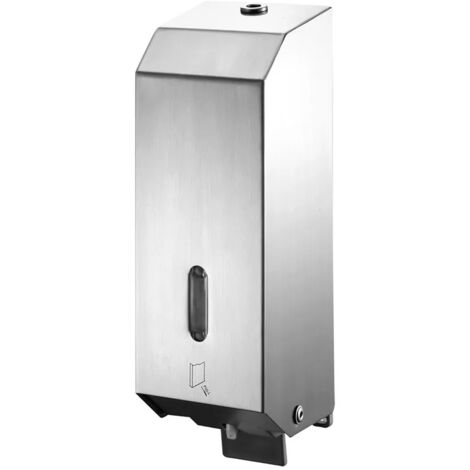 Dispenser sapone liquido a parete 1200 ml in acciaio inox lucido
