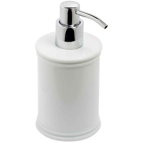 Dispenser sapone liquido da appoggio bianco mod. Impero
