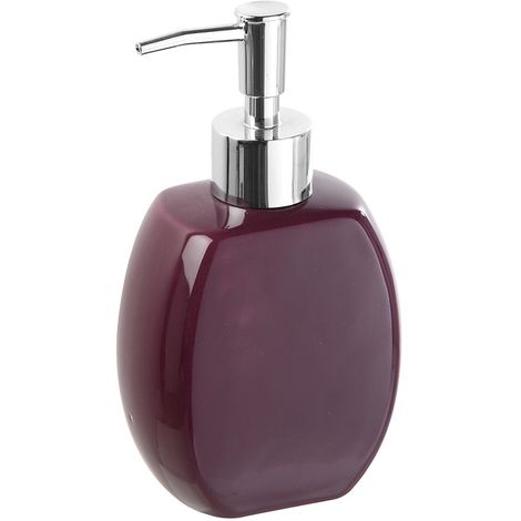 Dispenser Sapone liquido da appoggio ceramica viola