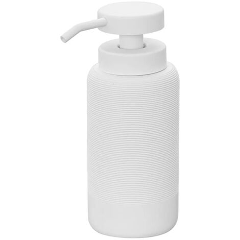 Dispenser sapone liquido in poliresina bianca Marica