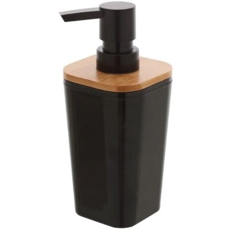 DISPENSER SAPONE NERO BAMBOO