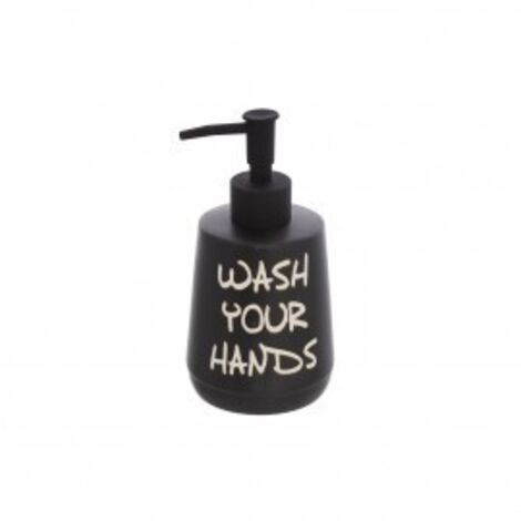 DISPENSER SAPONE NERO WASH