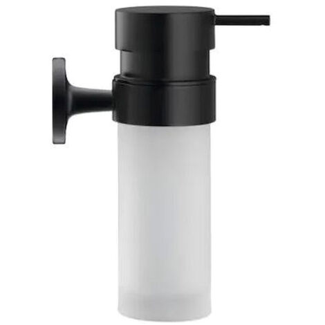 Dispenser sapone Starck T nero opaco con vetro bianco opaco DURAVIT