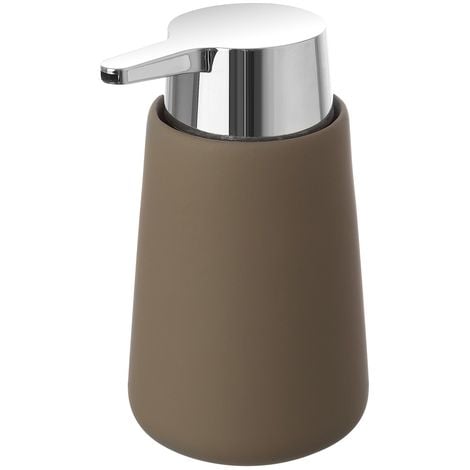 Dispenser Sapone Tortora Ceramica per Arredo Bagno