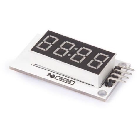 DISPLAY A 4 CIFRE CON MODULO DRIVER (DRIVER TM1637)