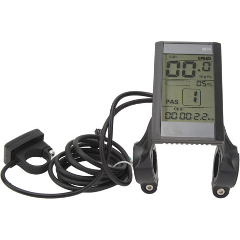 Display LCD multifunzione impermeabile S830 da 22,2 mm per bici elettriche, compatibile con 24 V, 36 V e 48 V. Accessori di modifica.