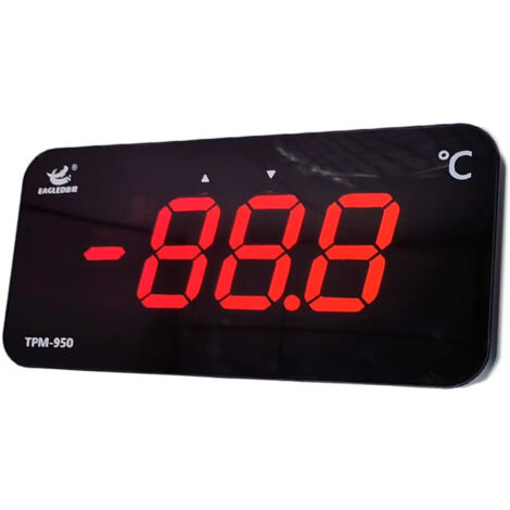 Display LED ad alta precisione della temperatura, termometro industriale per piscine, bagni e acquacoltura deng  ALOVEZ