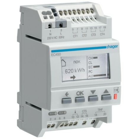 DISPLAY MODULARE MULTI-...NERGIE RT2012 Hager EC450