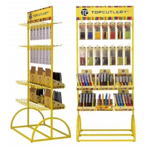 Display verticale Top Cutlery per coltelli in metallo 90148