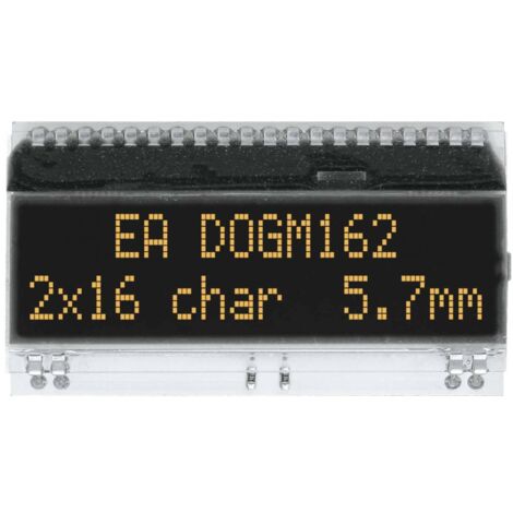 DISPLAY VISIONS Display a 7 segmenti 5.57 mm 3.3 V, 5 V Numero in cifre: 2 EADOGM162S-A