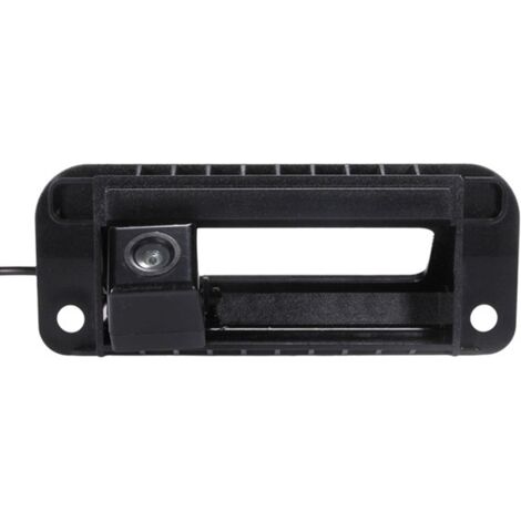 Disponible en 1 couleur : Noir  Matériau : ABS  Caméra de recul, caméra d’aide au stationnement, caméra de marche arrière.