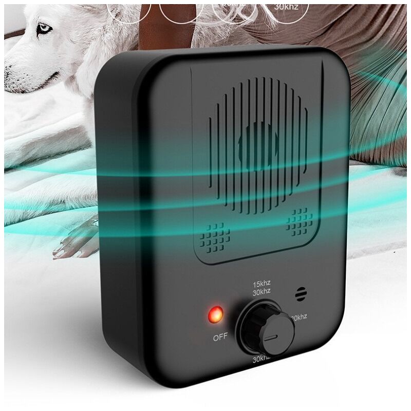 Dispositif Anti-Aboiement Ultrason pour Chiens - Étanche - Automatique - Convient aux Petits et Grands Chiens