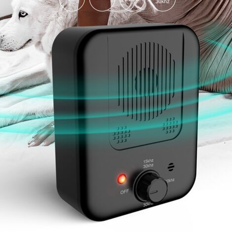 Dispositif Anti-Aboiement Ultrason pour Chiens - Étanche - Automatique - Convient aux Petits et Grands Chiens