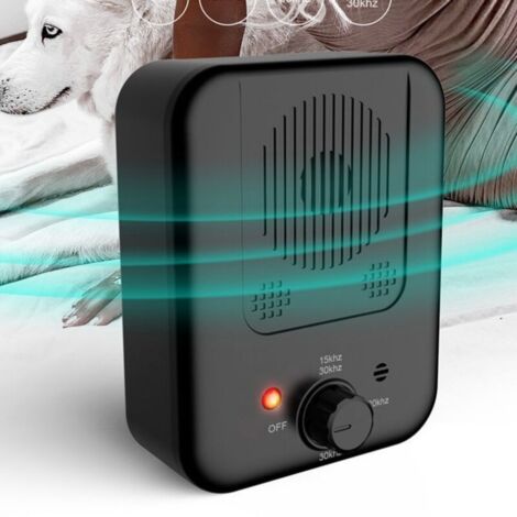 Dispositif Anti-Aboiement Ultrason pour Chiens - Étanche - Automatique - Convient aux Petits et Grands Chiens