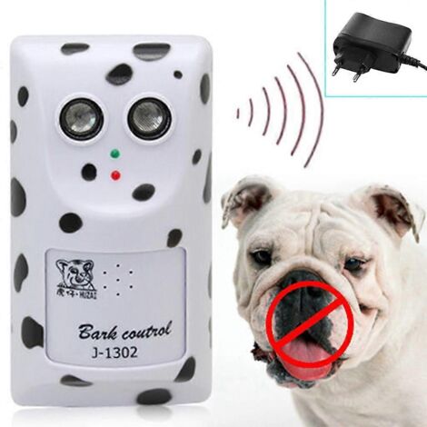 Dispositif anti-aboiement ultrasonique durable, sûr pour petits et grands chiens, utilisation intérieure efficace.