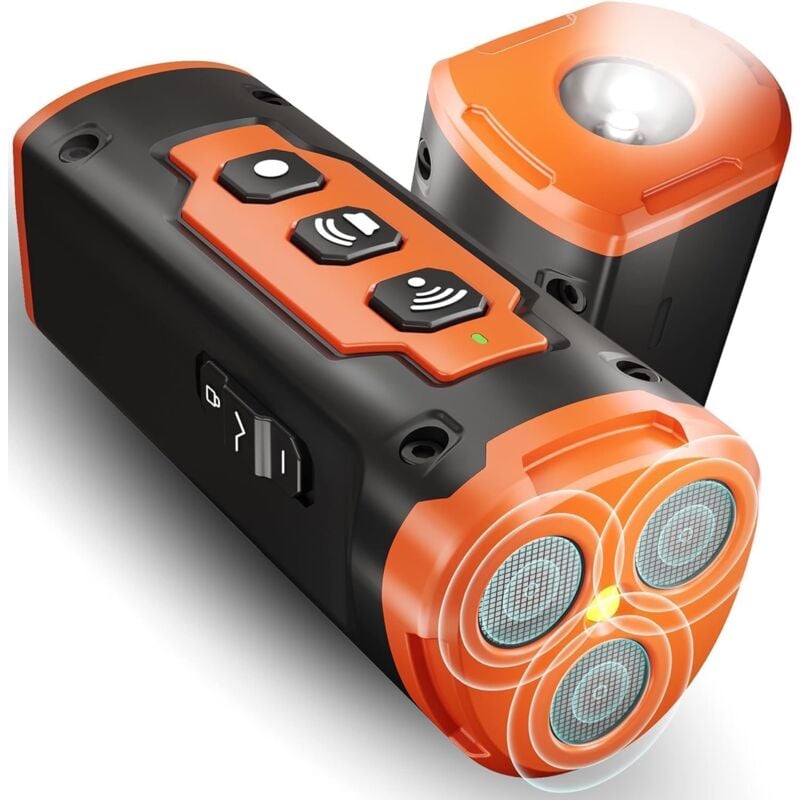 Dispositif anti-aboiements à ultrasons pour chien, dispositif anti-aboiements multimode, avec lampe de poche LED, lampe de poche stroboscopique,