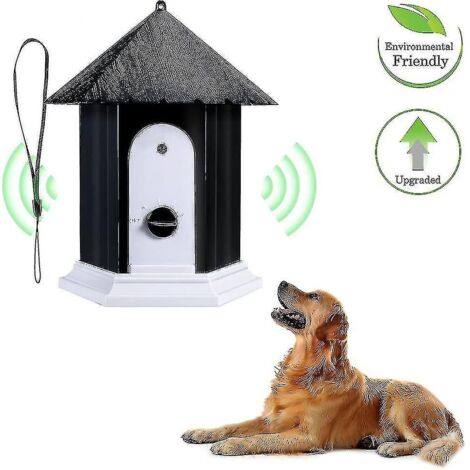 Dispositif anti-aboiements à ultrasons pour chiens, étanche, portée de 15 mètres (50 pieds).