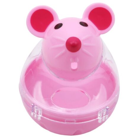 Dispositif anti-déversement Souris Tumbler Jouet interactif intéressant pour chat Jouet anti-déversement pour animal de compagnie Chat Chien Dispositif anti-déversement automatique Balle anti-déversem