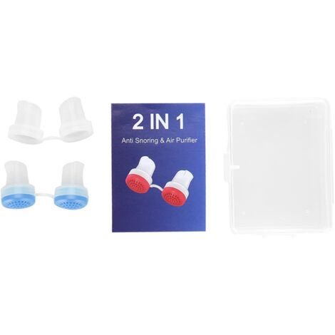 Dispositif Anti-Ronflement Nasal Avancé - Filtre à Air Bleu pour une Nuit Paisible