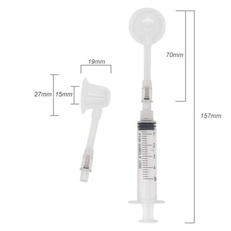 Dispositif correcteur de mamelons (lot de 2) pour le traitement des mamelons ombiliqués et leur agrandissement