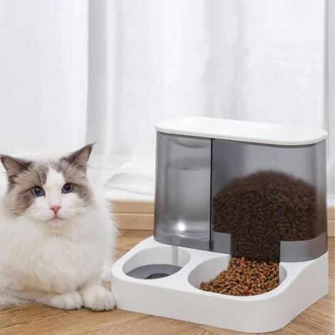 Dispositif d'alimentation et d'abreuvement automatique tout-en-un pour animaux de compagnie, Accesoires Gamelle Chat/ Chien
