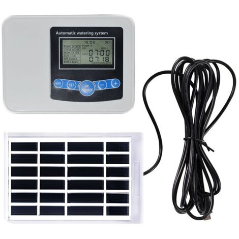Dispositif d'arrosage solaire à double pompe, outils d'irrigation de jardin, atomiseur, programmateur d'arrosage, 41 pièces