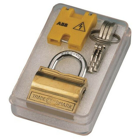 Dispositif de cadenassage pour s200+CAdenas avec 3 cles GJF1101903R0003 ABB 335878