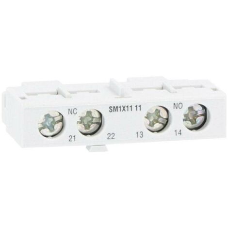 Dispositif de commande Lovato sm1x1111 1NO 1NC frontale