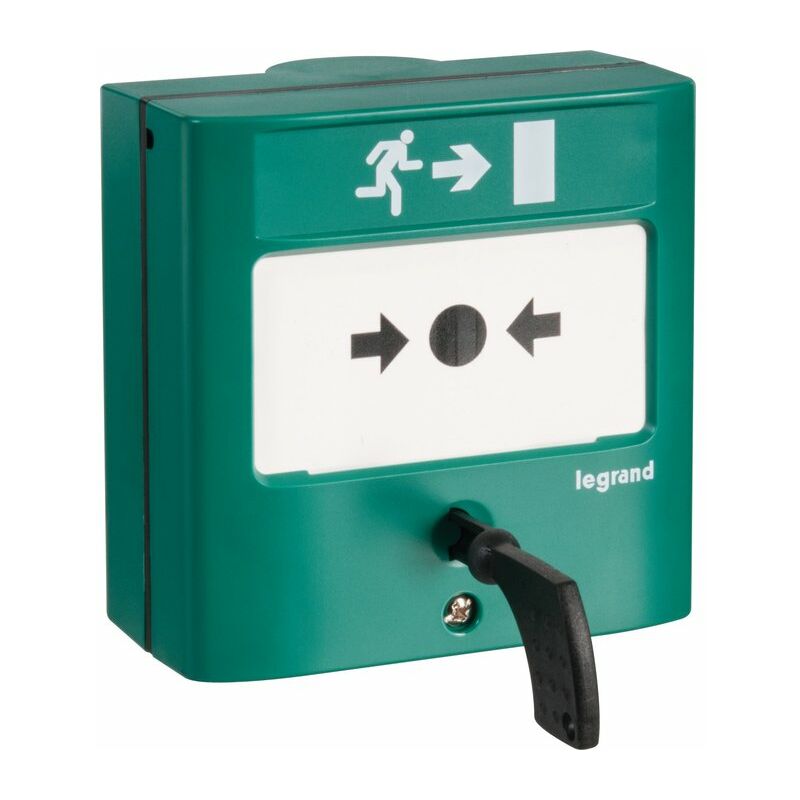 Legrand - Déclencheur manuel standard pour issues de secours a membrane déformable