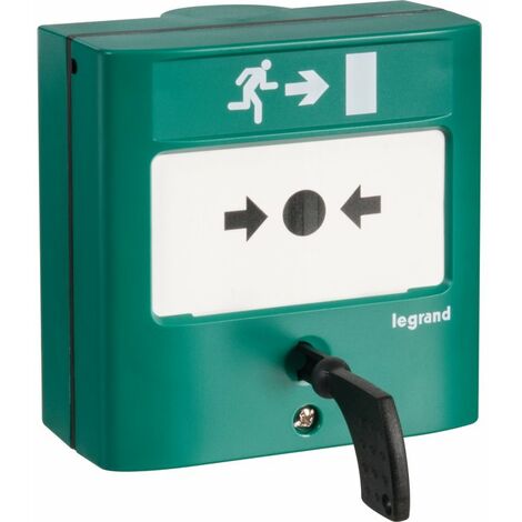 Dispositif de commande manuelle pour issue de secours DCMIS standard LEGRAND 138023