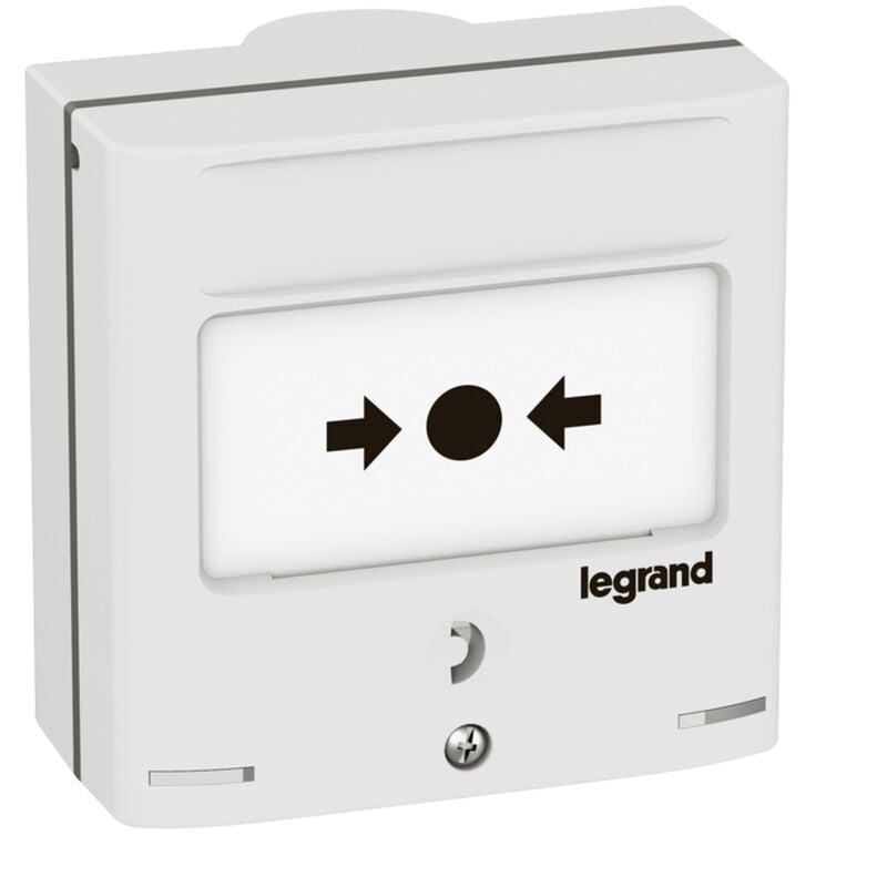 Legrand - déclencheur manuel - blanc - 2 contacts + led 138074