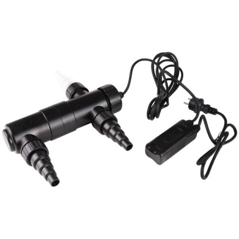 vidaXL Dispositif de Décantation UVC Stérilisateur de Bassin Accessoires d'Etang Clarificateur d'Eau Filtre Purificateur d'Eau Multi-taille