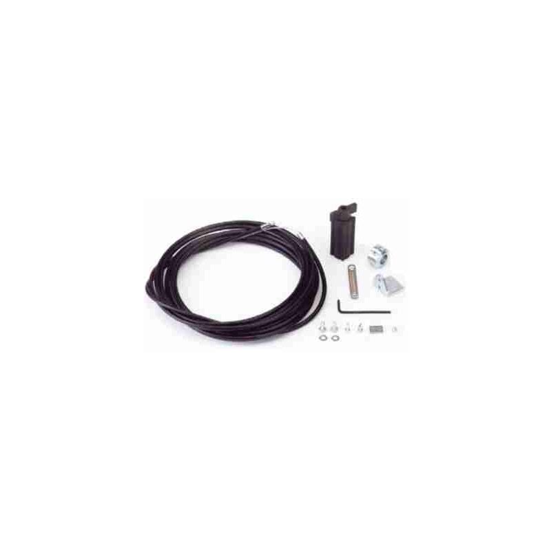 Dispositif de déverrouillage externe + câble et gaine 5 m pour actionneur 230 V 390 Faac 4057