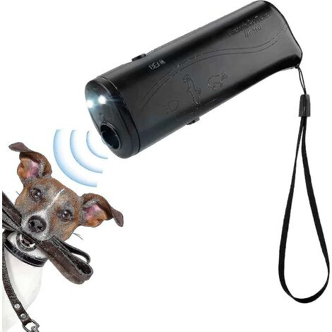 Dispositif de dressage de chien portable anti-aboiement répulsif à ultrasons pour chien trois-en-un cloche obéissante pour chien