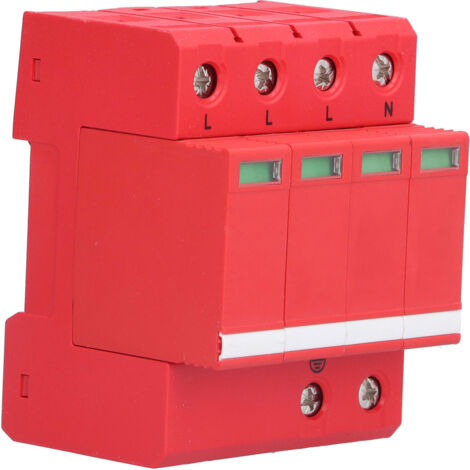 Dispositif de Parafoudre PTB à Montage sur Rail DIN pour Boîte de Distribution Photovoltaïque 220-380V 40KA Protecteur de Surtension