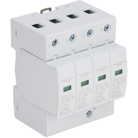 Dispositif de protection contre les surtensions 100 kA pour boîte de distribution 4P 385 V