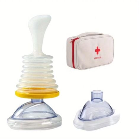 Dispositif de sauvetage en cas d'étouffement, dispositif d'aspiration des voies respiratoires portable, dispositif de premiers secours professionnel en cas d'étouffement, avec sac de rangement