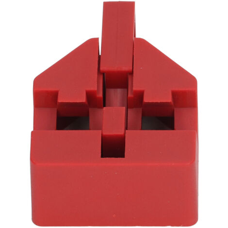 Dispositif de verrouillage de sécurité bipolaire ignifuge 58x47x25mm pour protection électrique
