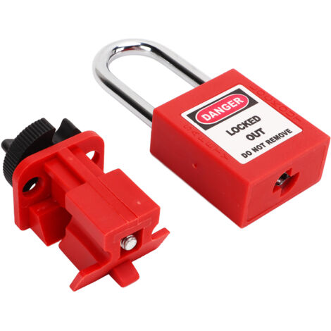 Dispositif de Verrouillage pour Disjoncteur en Nylon PA66, Cadenas de Sécurité pour Disjoncteurs Industriel
